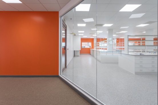 BES delivers pharma QA lab in repurposed warehouse